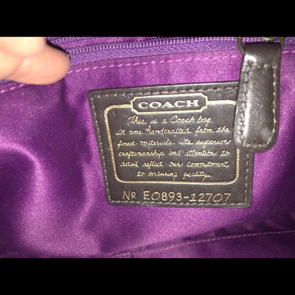 RARE! Coach Legacy Garcia bronze leather wristlet - Picture 6 of 8
